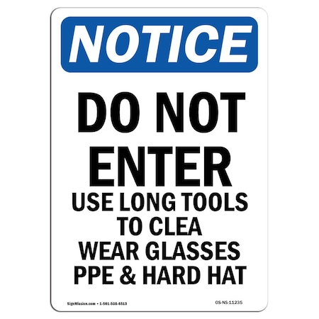 OSHA Notice, 18 Height, 24 Width, Rigid Plastic